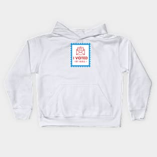 I Voted By Mail Kids Hoodie